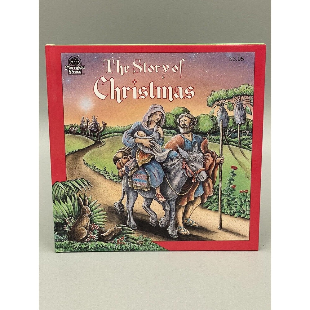 VTG 1989 RARE Merrigold‎ Press Children’s Book The Story Of Christmas Hardcover